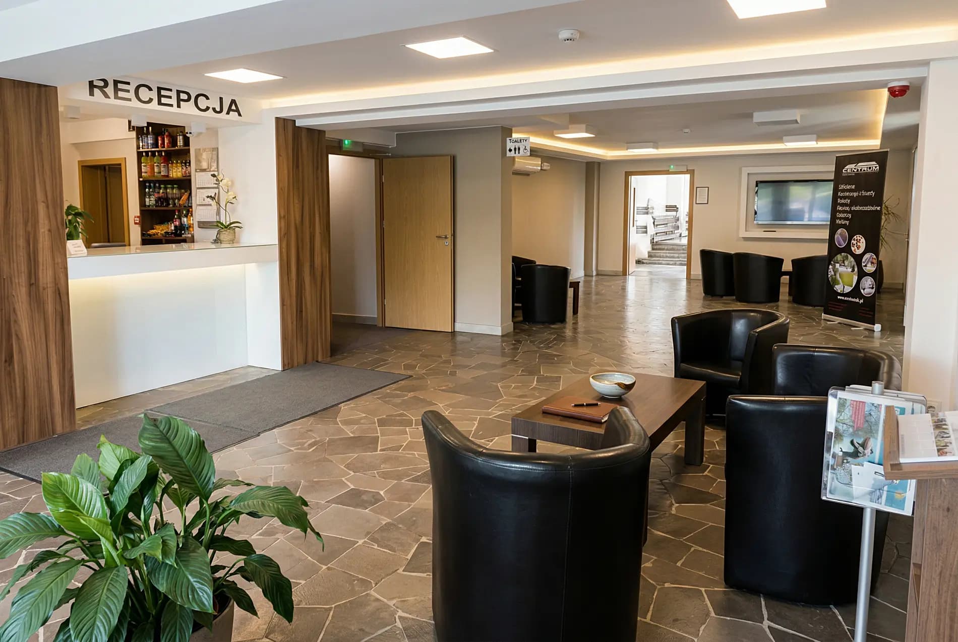 Nowoczesna recepcja centrum